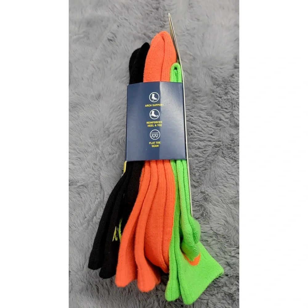 Polo Ralph Lauren Socks Mens 10-13 Multicolor Polo 1992 Performance Crew 3 Pairs